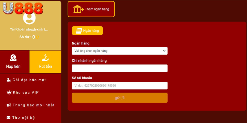 Hướng dẫn thao tác rút tiền nhanh chóng cho hội viên